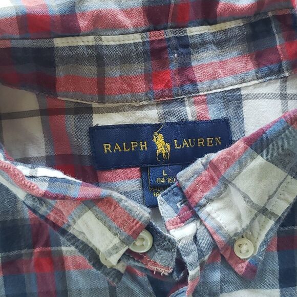 Ralph Lauren Boys Short Sleeve Button Down - Picture 3 of 6